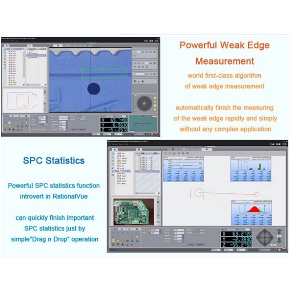 3D CNC Precision Video Measuring Machine With UP Probe Measurement