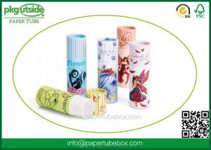 High End Paper Lip Balm Tubes Durable , Elegant Design Paper Chapstick Tubes