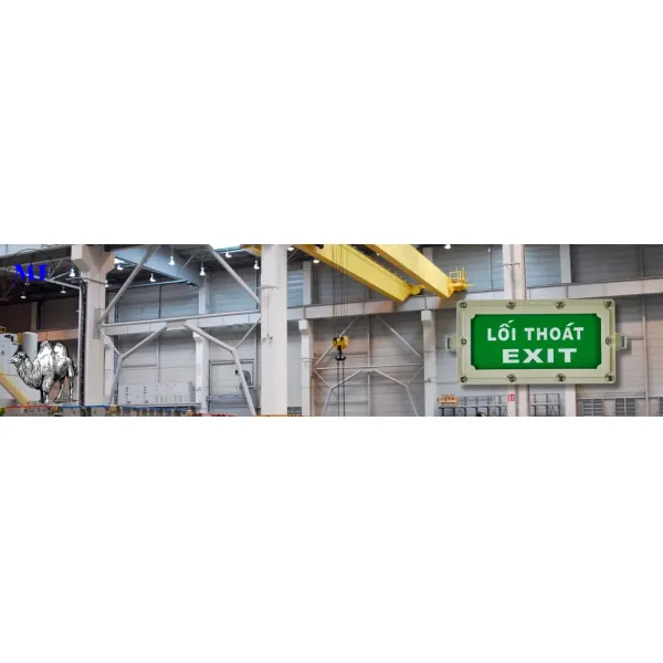 Factory Price Durable Evacuation Exit Sign LED Explosion Proof Emergency Light for Workplace Factory Marine Aerospace Metal Smelting Fabrication