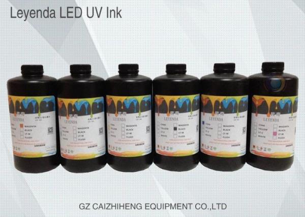 Quality Vivid Shiny UV Inkjet Ink Fast Curing For Konica 512 / 1024 Printhead for sale