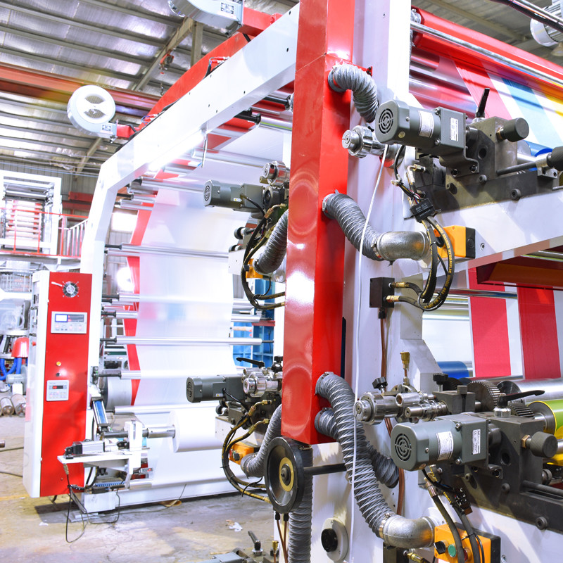 Buy cheap 10 - 80m/min Flexo Printing Equipment 23KW 8 Color Flexo Printing Machine product