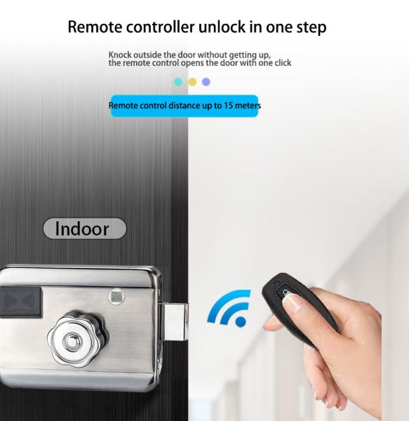 Quality Apartment Keyless Outdoor SS304 Fingerprint Rim Door Locks for sale