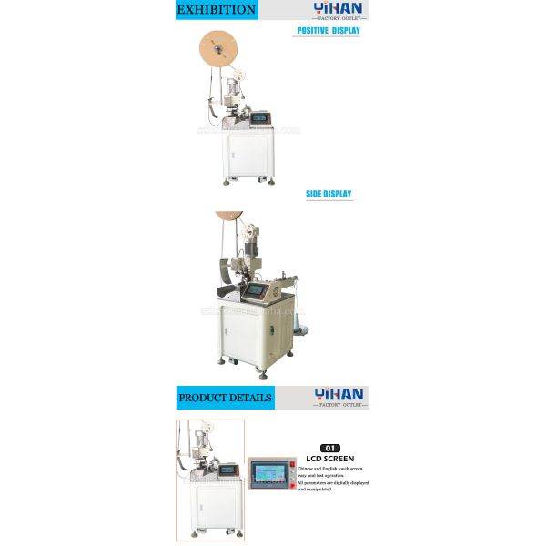 Stripping Crimping Machine for Electronic Connector Cable Stripping length 0.1mm-10mm
