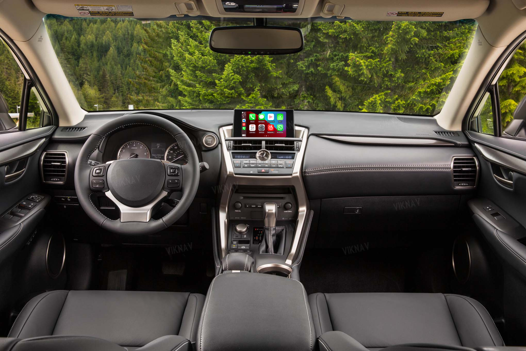Viknav Linux System For Lexus NX 2018 -2020 Wireless Apple CarPlay Android Auto only support original car 8 inch Screen