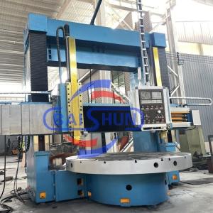 China Double Column Vertical Cnc Metal Lathe Variable Speed Lathe Machine on sale