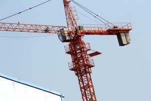 Buy cheap QTZ63 Top Kit Construction Tower Crane , building site cranes ISO CE Cetificate product