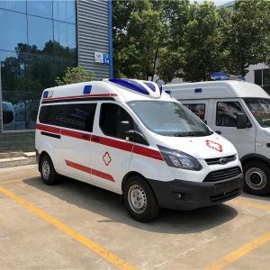 China ICU Medium Duty Ambulance Ford JMC Mobile Medical Emergency Vehicles 4*2 on sale