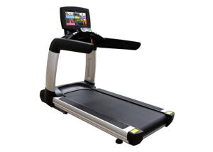 Touch Screen Commercial Gym Treadmill Imported Belt Durable Low Running Noise