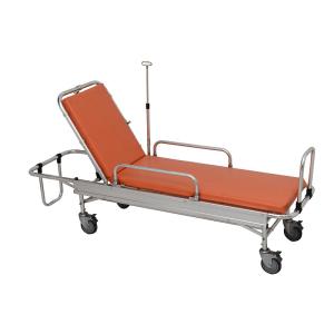 China Orange Automatic Loading Stretcher Wheel Stretcher Hospital Safety Standard on sale