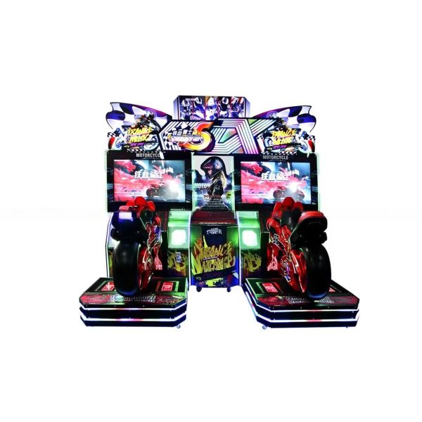 Dreamland 2022 New arrival and original coin operated driving arcade simulator super moto 3 game machine for sale