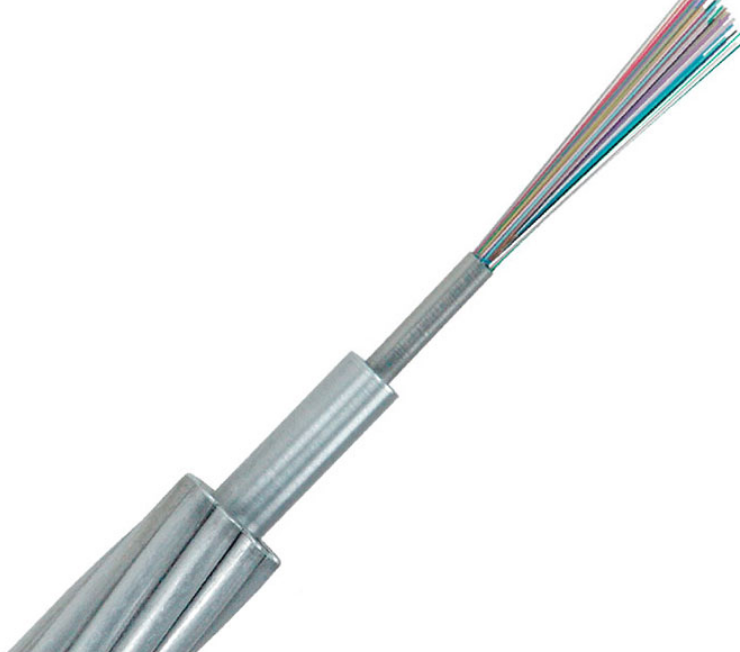 36 Core Single Mode Uni-Tube OPGW Fiber Optic Cable For Aerial
