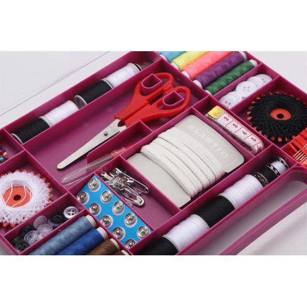 mini Sewing Box set for beginners Large Professional Thread Kit Plastic Needle Thread Tools Supplies Starter Set