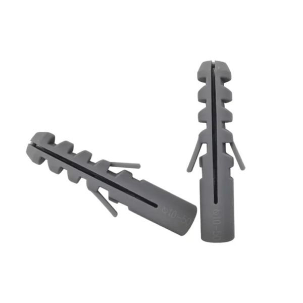 Cylindrical Plastic Expansion Plug For Customization Load Capacity Plastic Sleeve Anchor