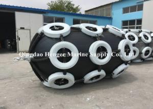 50 Kpa 80 Kpa Inflatable Marine Rubber Fender Black Color For Port And Dock