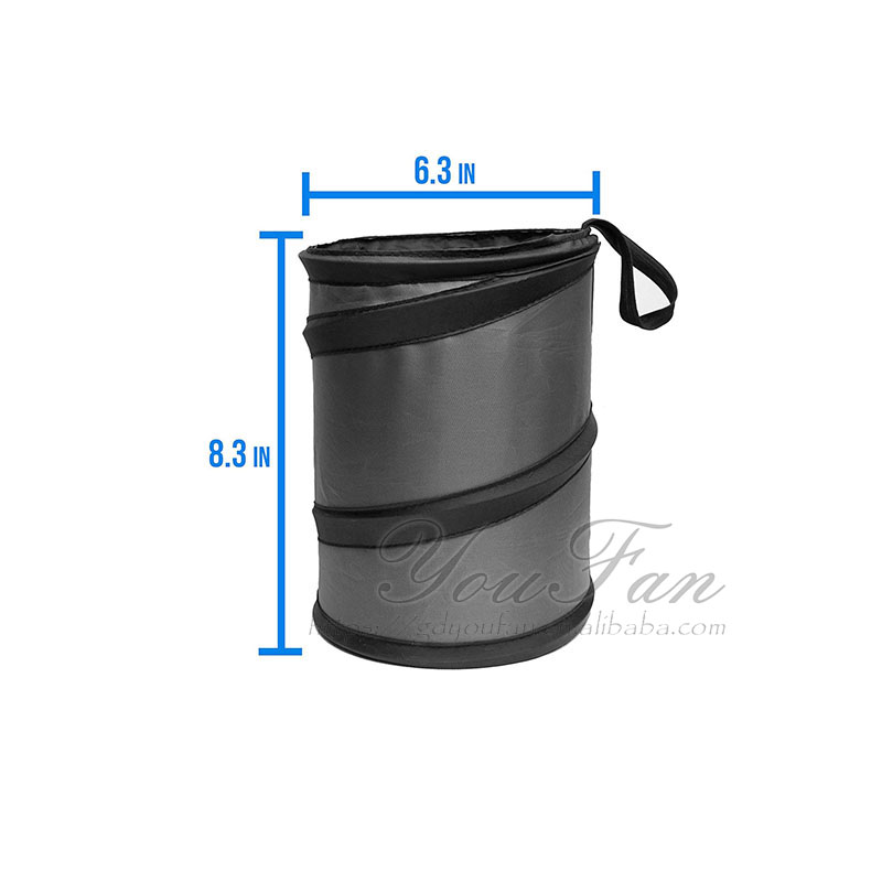 Portable Collapsible Car Trash Can Waterproof Garbage Container