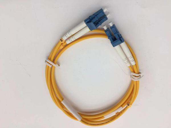 Quality 3.0-1m LC LC OM3 Patch Cord , Single Mode Fiber Jumpers High Return Loss for sale