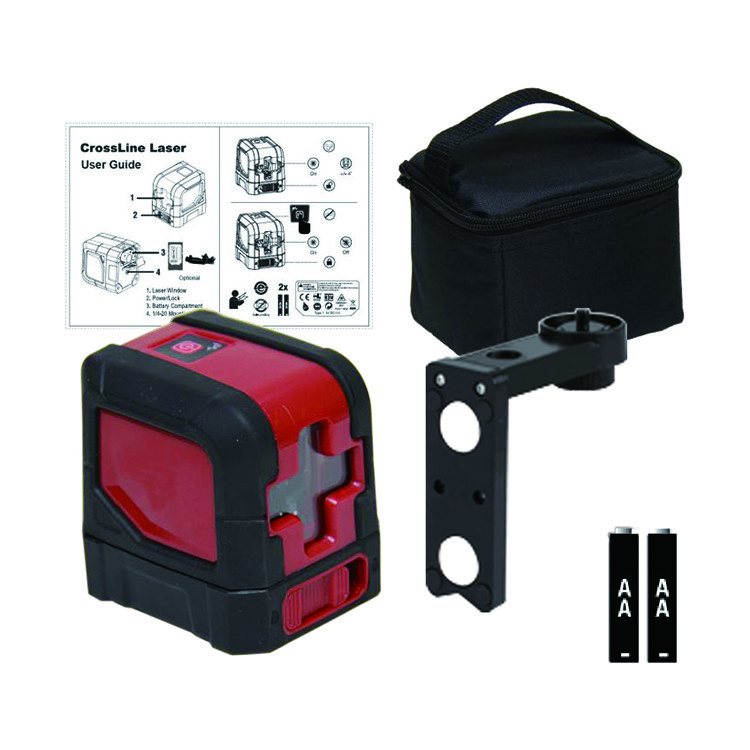 Waterproof IP54 Crossline Laser Level DIY Self Leveling 60m Range