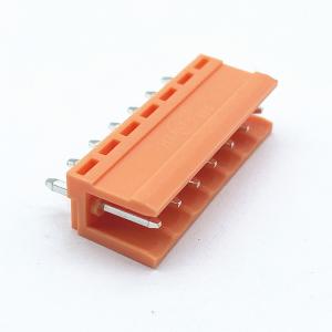 China HT396V 3.96mm Pitch Pluggable Screw Terminal Block Vertical Angle Male on sale
