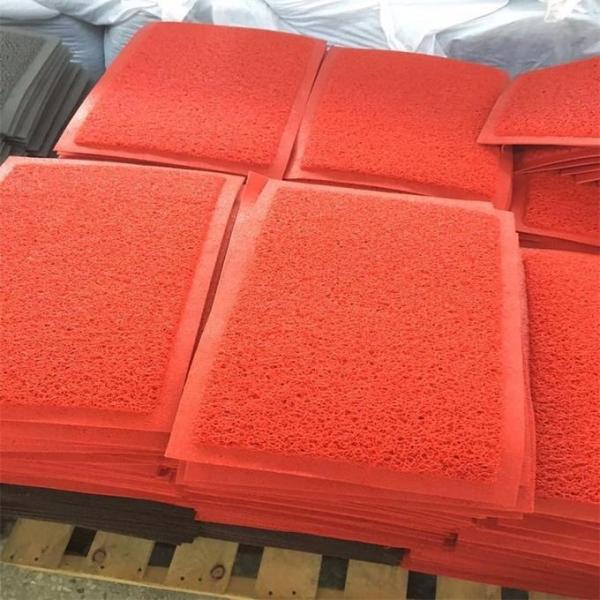 Quality Plain Coir Entrance Matting Puzzle Style PVC Material Shaggy Pattern for sale