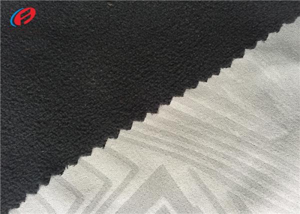 Quality Warm Polar Fleece TPU Coated Fabric Polyester Composite Fabric For Winter Colth for sale