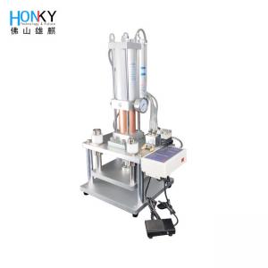 China Full Air Control Semi Auto Capping Machine For 2Ml Spray Perfume Capping on sale