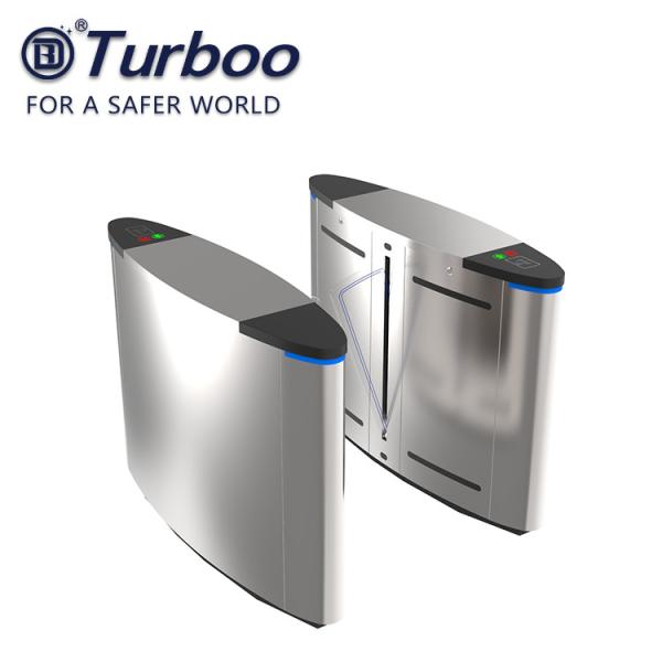 Quality Bi Direction RFID Reader Flap Barrier Turnstile / 24V Half Height Access Control Barrier Gate for sale