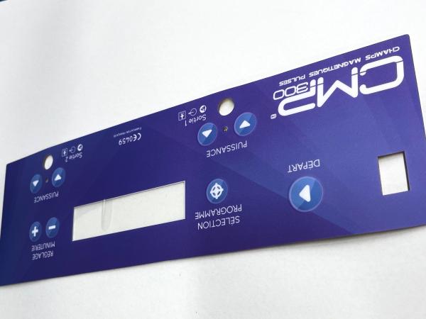 Quality Pocket Layered Graphic LCD Printing LED Membrane Switch Foil For Medical Enclosure for sale