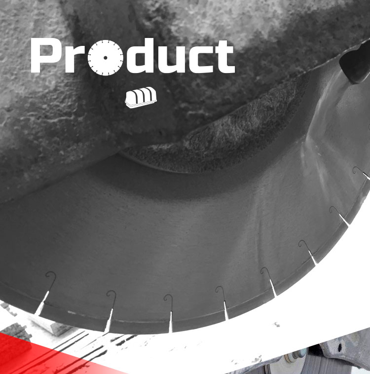 Customized Color 350mm Fish Hook Saw Blade for Edge Cutting of Porcelain Tiles Ceramics