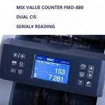 FMD-880 USD value counting machine EUR mix value counting machine banknote value