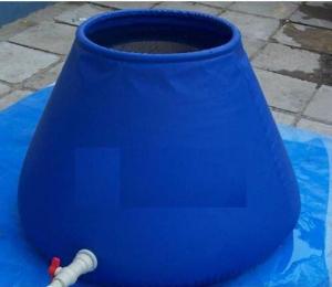 Buy cheap 2500L Flexible Tank  Round Tarpaulin Water Tank Drought Resistant Onion Shape Water Tank product