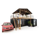 Log Design Green House Container with Intelligent Modular Prefabricated Tiny