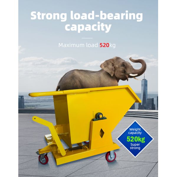 Mobile Self Tipping Hopper For Construction Mining Waste Management