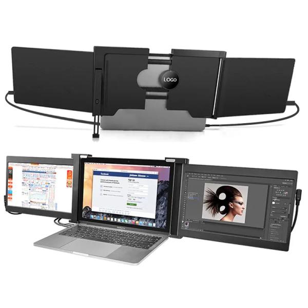 Quality OEM USB C Type C 1080P IPS HDR Portable 3 Screen Monitor For Laptop Gaming 10.1 Inch for sale