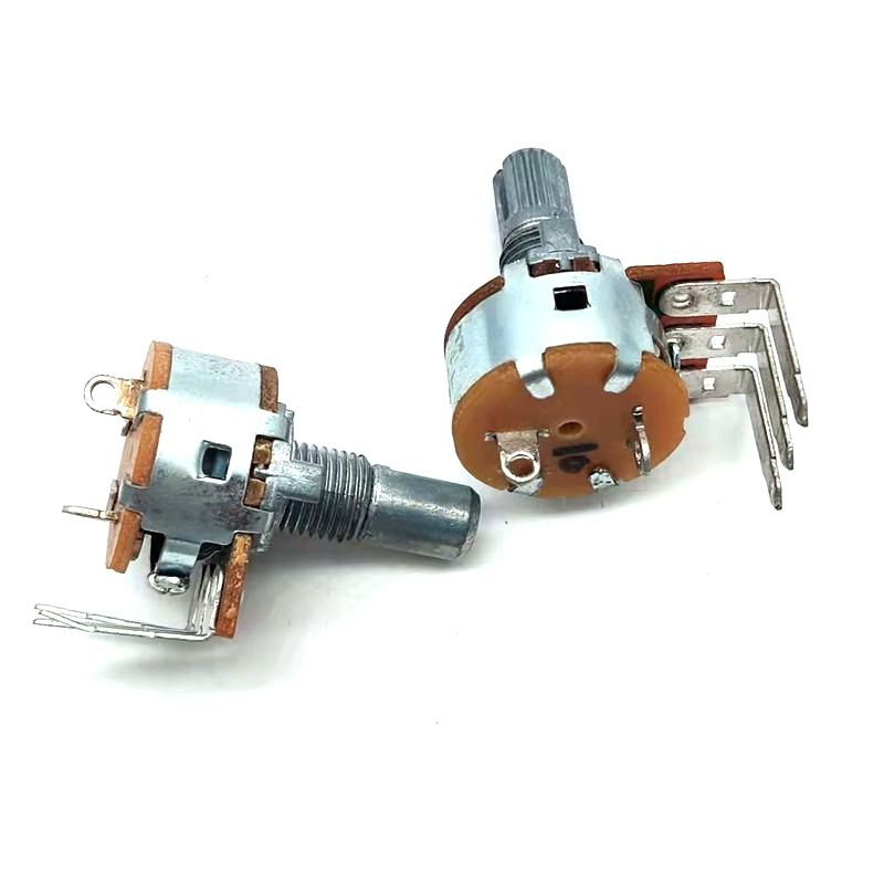 Metal 0.2W Amplifier Potentiometer With Switch 16mm For Sound Box