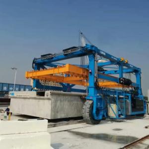 Buy cheap Blue Cargo Mobile Gantry Crane For Precast Concrete Construction Products product