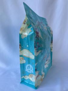 Buy cheap Resealable Flat Bottom Pouches Custom Mylar Heat Seal With Zipper product