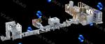 Low Noise Automatic Packaging Line PLC Control Snacks Packing Machine