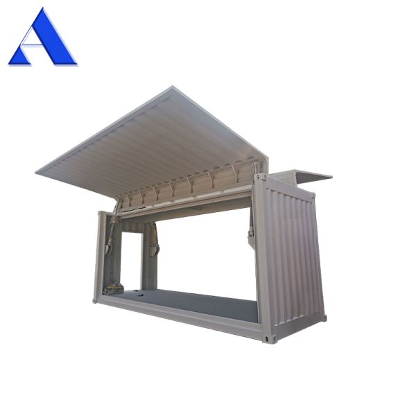 SPA-H Corten-A 20ft Electric Hydraulic Wing Flying Opening Dry Shipping Container Side Door with Side Open Design