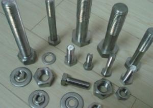 China DIN 931 Duplex Stainless Steel Fasteners Hex Bolt UNS S32205 Duplex 2205 Material on sale