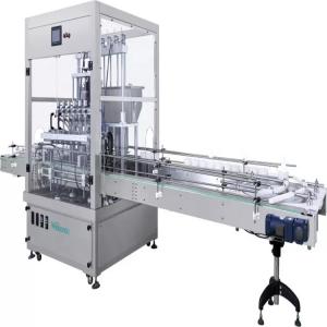 China Multipurpose 220V Liquid Filling Machines , Cosmetic Automatic Bottle Filler Machine on sale