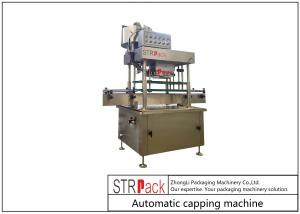 Buy cheap 1.5KW Power Automatic Bottle Capping Machine High Speed 50 - 60 Bottles/min product
