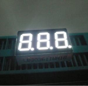 Buy cheap Three Digit 7 Segment Led Display Pure White Small Seven Segment Display For Electronic Device product
