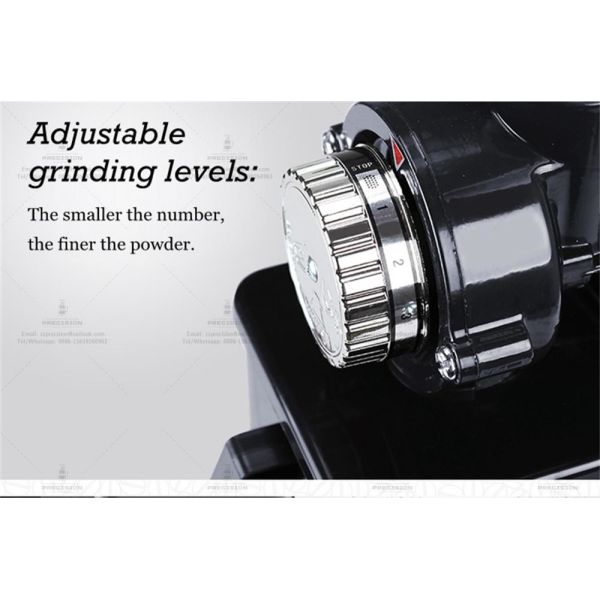 Coffee Shop Coffee Grinder Machine With 8 Ounces Bean Hopper Capacity