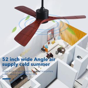 Classical Style Electrical AC Motor Ceiling Fan , Decorative 3 Blade Modern Ceiling Fan