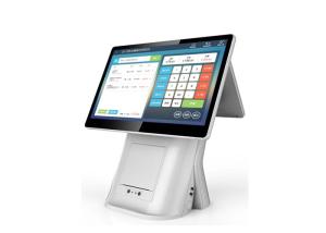 Buy cheap Dual Screen Computer Cashier Machine 32 GB SSD Hard SSD Large Data Capacity product