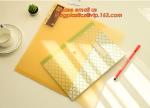 A4 Double pockets PP document wallet plastic pockets file folder, A4 size L