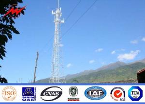 China Steel Telecom Cellular Antenna Mono Pole Tower For Communication , ISO 9001 on sale