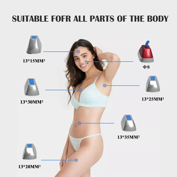 Diode Laser Hair Removal Machine KM 2024 Exchange 6 Size With 3000W High Power Handle