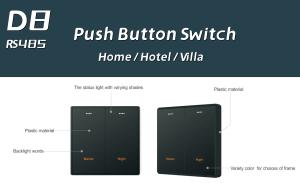 Buy cheap D8 Electrical Wall Switch RS485 Modbus Light Switch Push Button Style product