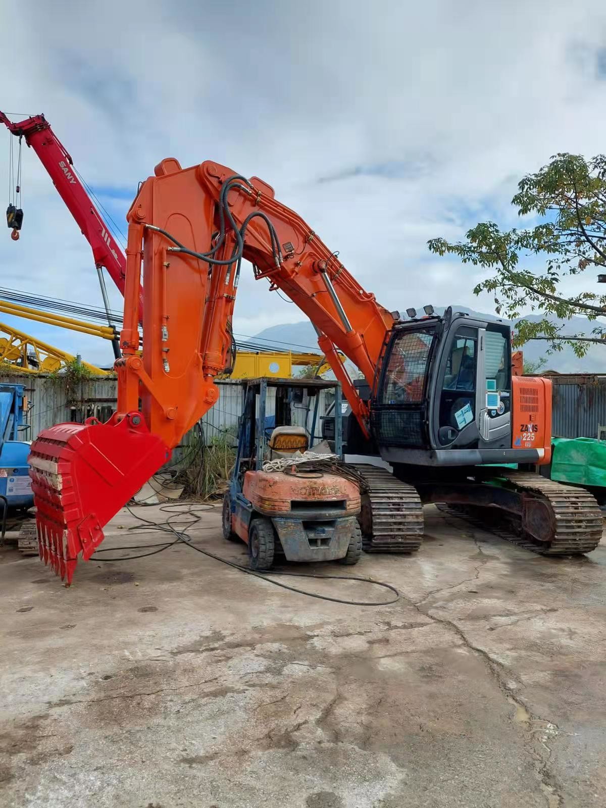 DOOSAN DX215 Excavator Subway Arm , Antiwear Excavator Arm For Tunneling